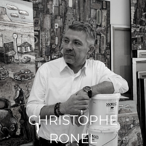 christophe ronel représenté par la Galerie Danielle Bourdette Gorzkowski à honfleur